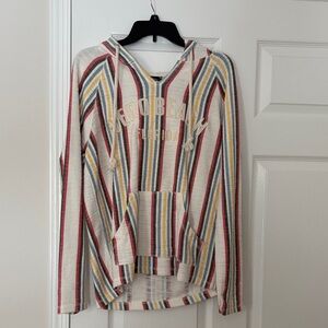 MV Sport Multicolor Striped Hoodie